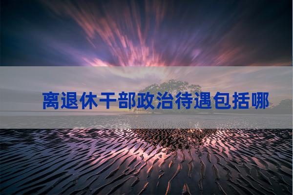 离退休干部政治待遇包括哪些内容（离退休干部政治建设主要内容）