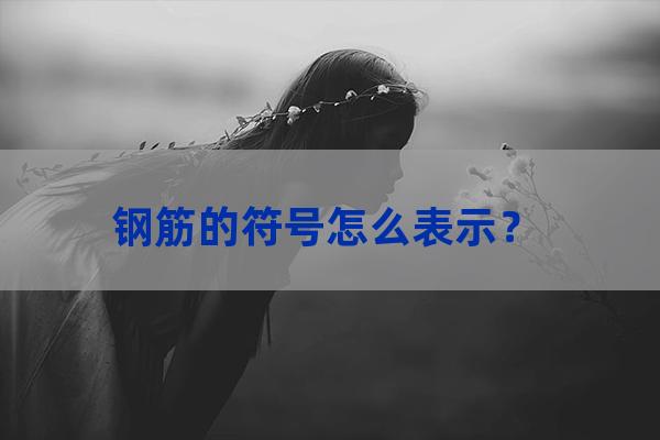 钢筋的符号怎么表示？